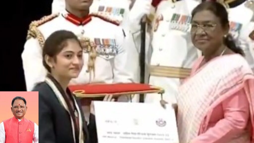 Lakhani Sahu Honored with NSS Award, Says CM Vishnu Deo Sai. Chhattisgarh News: Lakhni Sahu increased the honor of Chhattisgarh with dedication and service: CM. News Track in Hindi