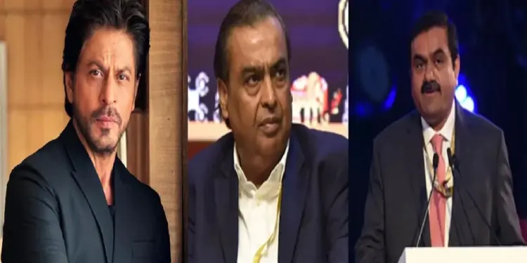 M3M Hurun India Rich List 2025: For the first time in the list of India's most rich people, Shah Rukh Khan's name, Know who is on the position of number one and two, Shah Rukh Khan's name on India's Richest list for the first time; Find out who is at number one and two.