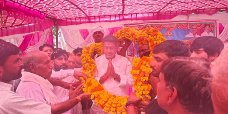 MLA inaugurated Panchayat building: Announcement of construction of boundary wall at a cost of Rs 10 lakh, villagers gave grand welcome