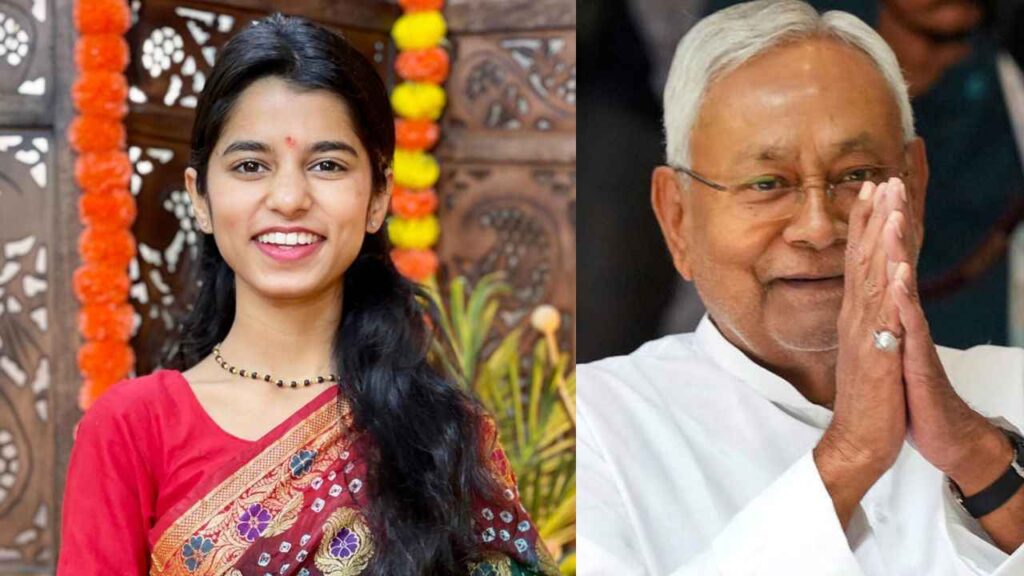 Maithili Thakur Enters Bihar Politics: BJP Ticket & Plans to Serve, Comments on CM Nitish Kumar | Will Maithili Thakur put on political tone? Told how the whole matter started, special comments on CM Nitish. News Track in Hindi