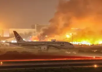Many Arab flights cancelled. The fire at this international airport spread fear among the people.