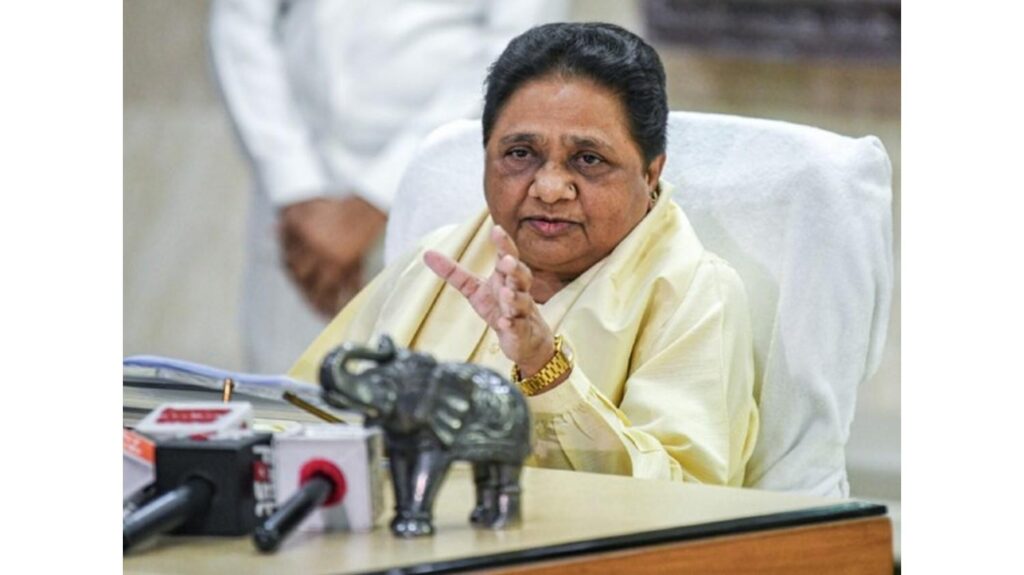 Mayawati targets former BJP MLA Raghavendra Pratap Singh's hate speech case, says, "Instead of security, strict action should be taken"