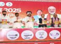 NDA Sankalp Patra Launch Sparks Controversy in Bihar Election 2025, Nitish Kumar and JP Nadda Remain. Why did the senior leaders including Nitish and Nadda remain silent in NDA's PC? The resolution letter was released in just 26 seconds. News Track in Hindi