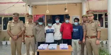 Noida: Mobile theft and snatching gang caught, 5 arrested
