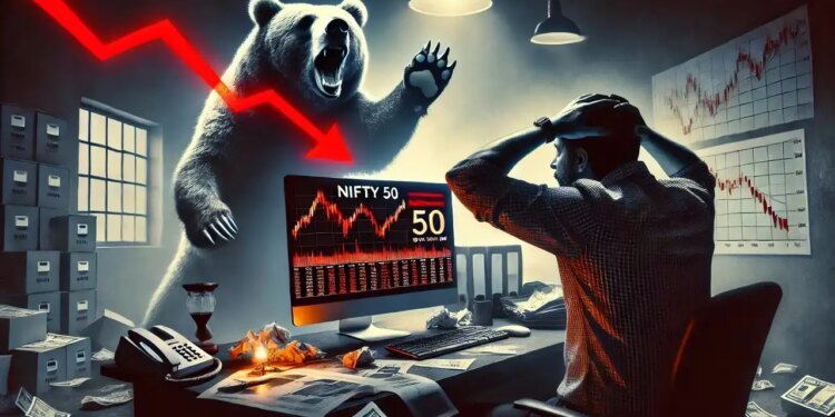विदेशी निवेशकों की बिकवाली से बाजार में हाहाकार!&nbsp;सेंसेक्स 297 अंक लुढ़का, जानिए कल कैसी रहने वाली है मार्केट की चाल ?