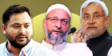 Owaisi Sparks Political Storm in Bihar, Attacks Nitish, Targets Tejashwi as Patna Shaitan | From 'I Love Nitish' to Satan of Patna, Owaisi selected and targeted, there was a big ruckus before the election. News Track in Hindi