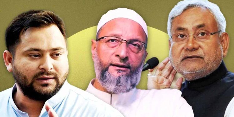 Owaisi Sparks Political Storm in Bihar, Attacks Nitish, Targets Tejashwi as Patna Shaitan | From 'I Love Nitish' to Satan of Patna, Owaisi selected and targeted, there was a big ruckus before the election. News Track in Hindi