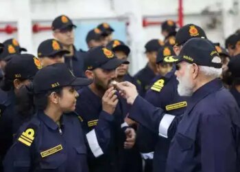 PM Modi salutes soldiers on INS Vikrant, old tradition of celebrating festival with soldiers
