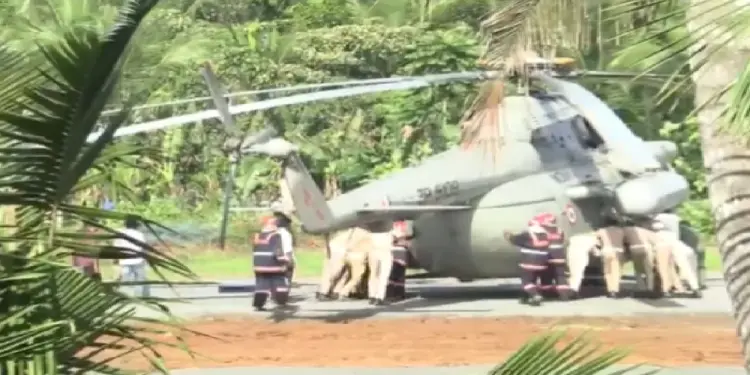 President Draupadi Murmu: President Draupadi Murmu narrowly escaped, helipad caved in after helicopter landed in Kerala, see video, helipad in Kerala caved in as helicopter of president Draupadi Murmu landed see video
