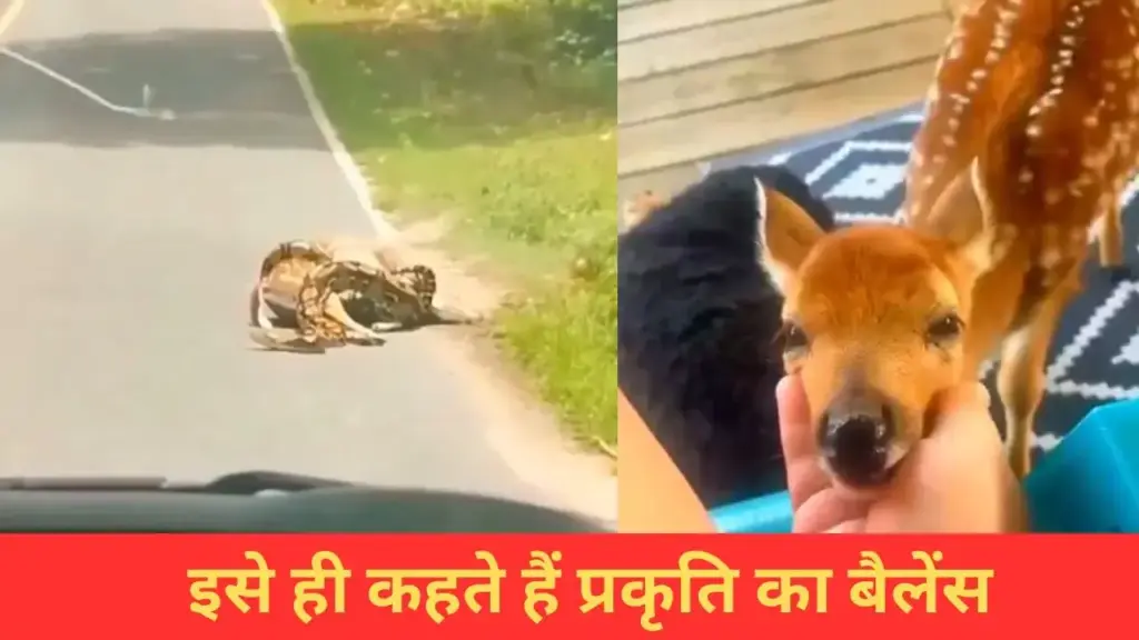 Python hunted deer, what happened after that...heart will be happy to see
