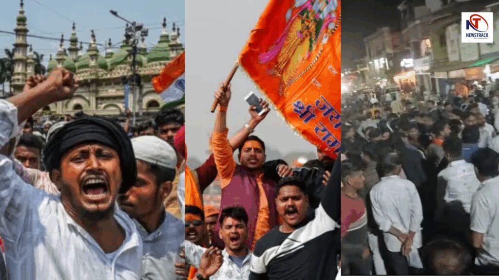 RSS Activist Beaten by Muslims in Madhya Pradesh, Tensions Rise, Protests Erupt in Town. Muslims beat up RSS preacher, Hindu organizations get angry, riot like atmosphere in Madhya Pradesh. News Track in Hindi