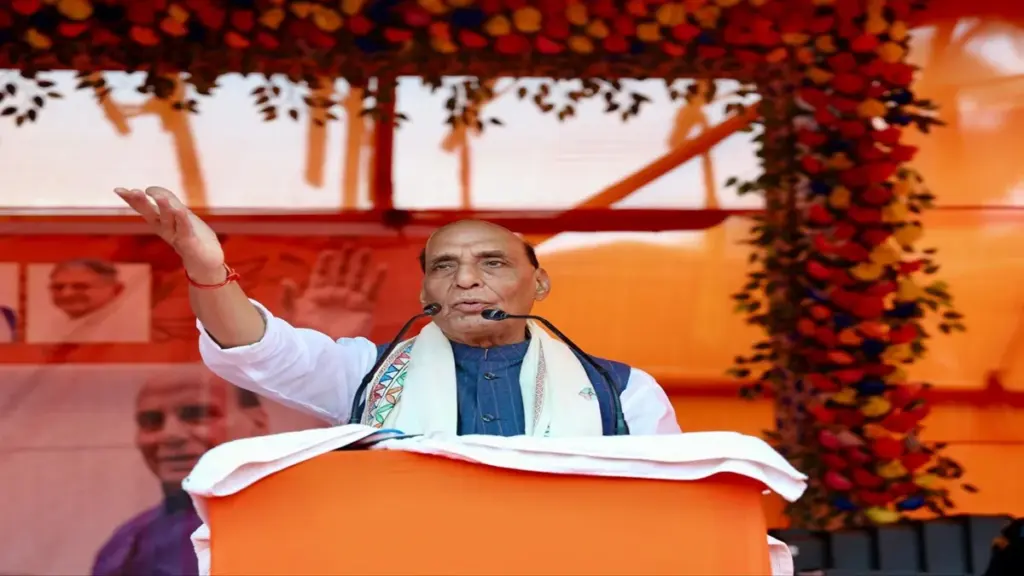 Rajnath Singh Lashed Out At Mahagathbandhan: Those who grabbed land in the name of jobs today… Rajnath Singh lashed out at the Grand Alliance