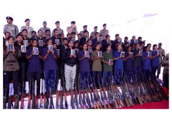 Record success in Chhattisgarh: 208 Naxalites surrendered, 153 weapons seized