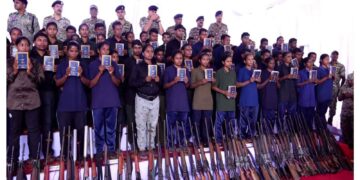 Record success in Chhattisgarh: 208 Naxalites surrendered, 153 weapons seized