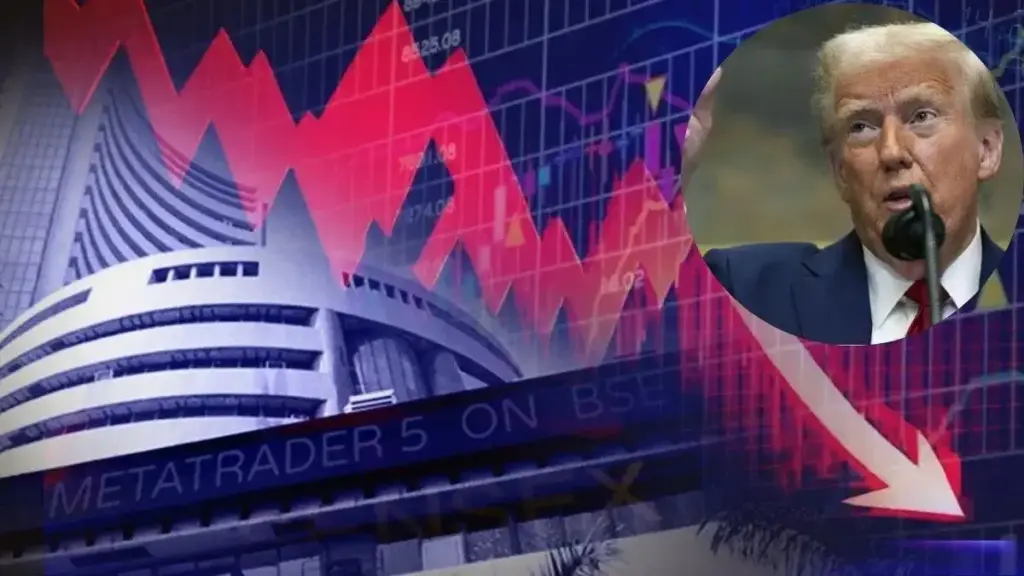 Stock Market Update : US-China की टैरिफ वॉर में पिस गया भारतीय शेयर बाजार! सेंसेक्स-निफ्टी धड़ाम, इन 10 स्टॉक्स में भारी गिरावट 