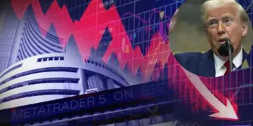 Stock Market Update : US-China की टैरिफ वॉर में पिस&nbsp;गया भारतीय शेयर बाजार!&nbsp;सेंसेक्स-निफ्टी धड़ाम, इन 10 स्टॉक्स में भारी गिरावट&nbsp;