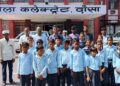 Students and Rural Collectorate reached the demand for removal of encroachment from Kanwarpura school land