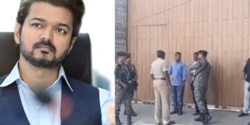 Thalapathy Vijay Bomb Threat Chennai Police Rush | Police Launch Investigation After Fake Call 'Bomb is kept in Thalapathy Vijay's house...', call received on number 100 early in the morning, panic in Chennai Police! , News Track in Hindi