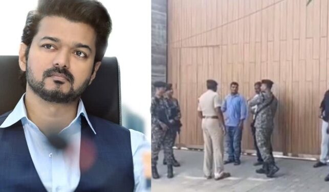Thalapathy Vijay Bomb Threat Chennai Police Rush | Police Launch Investigation After Fake Call 'Bomb is kept in Thalapathy Vijay's house...', call received on number 100 early in the morning, panic in Chennai Police! , News Track in Hindi
