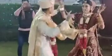 The bride and groom's dance on the DJ floor, the Haryanvi songs crossed the songs in such a way that the video has gone viral in minutes