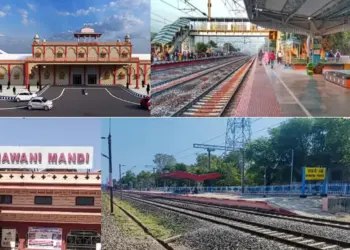 The world's most unique railway station is in India! Where half the train is parked in one state, half in another, who knows where this place is?