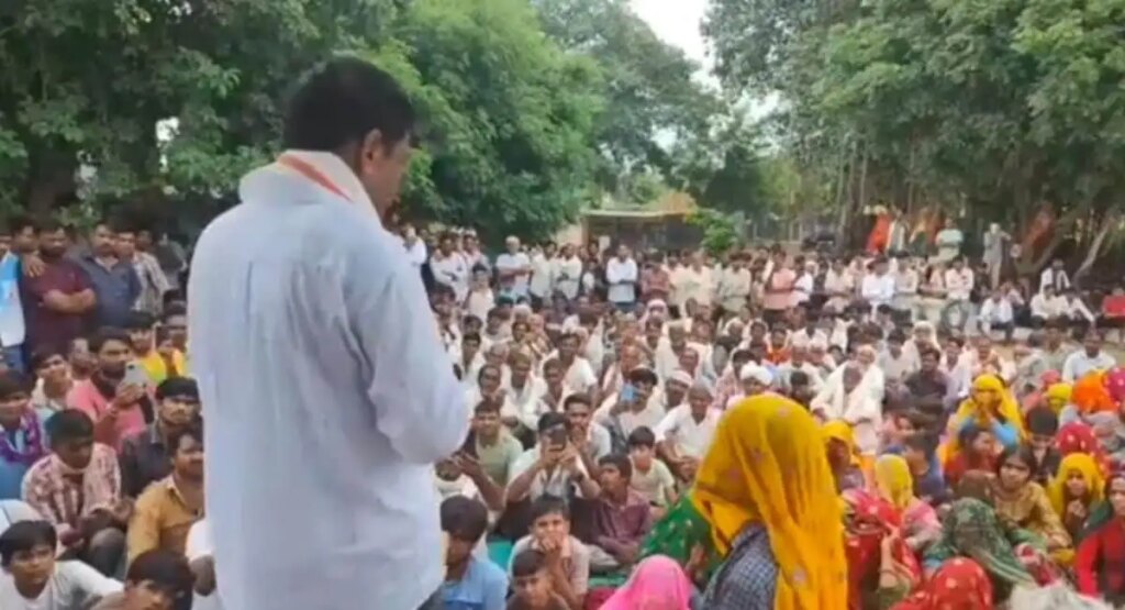 "There will be agitation for the purpose of dying ...." Naresh Meena's sharp attitude brought new direction to the land struggle, the fears of violence in the video area