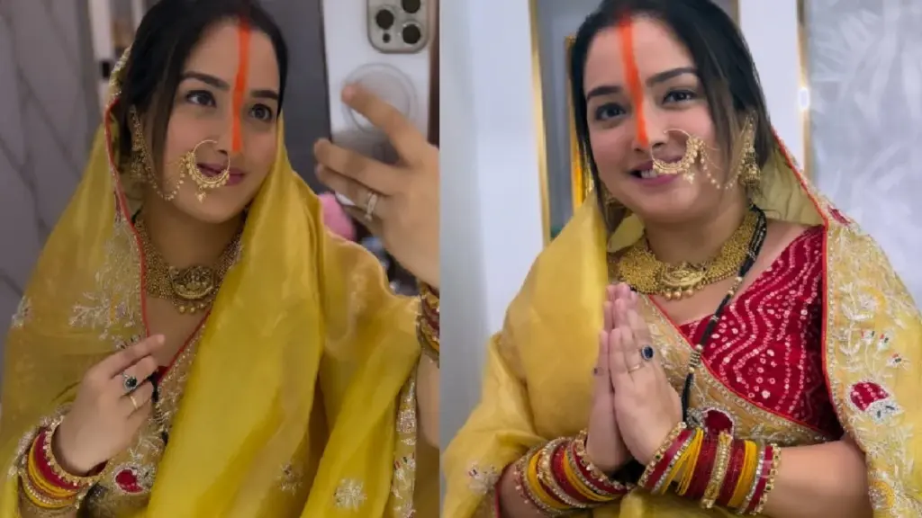 These pictures of Amrapali Dubey will melt your heart, share special video with Nirahua