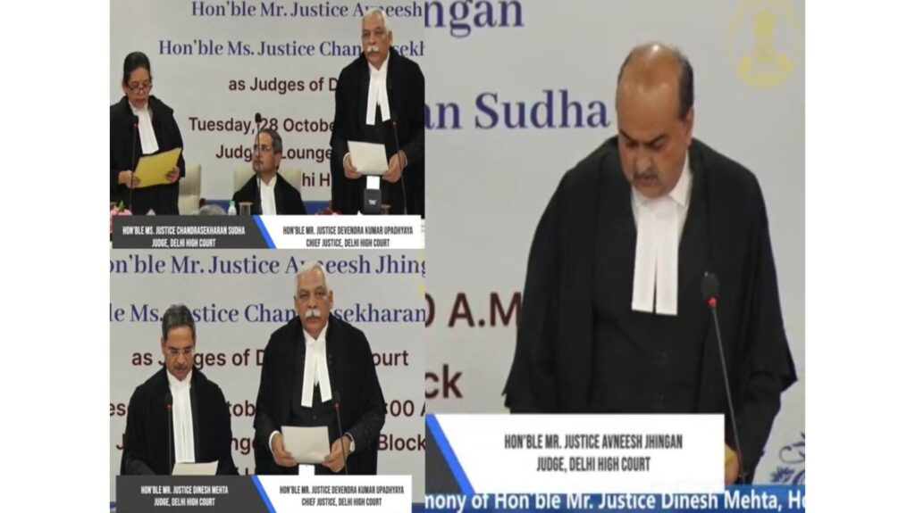 Three judges took oath in Delhi High Court, number and diversity of benches increased