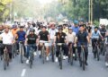 Union Minister Mansukh Mandavia launched 'Sunday on Cycle' Anthem