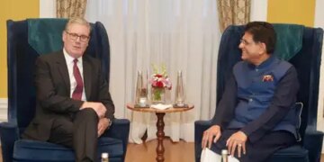 Union Minister Piyush Goyal and UK PM Keir Starmer discussed ways to strengthen trade and economic partnership.