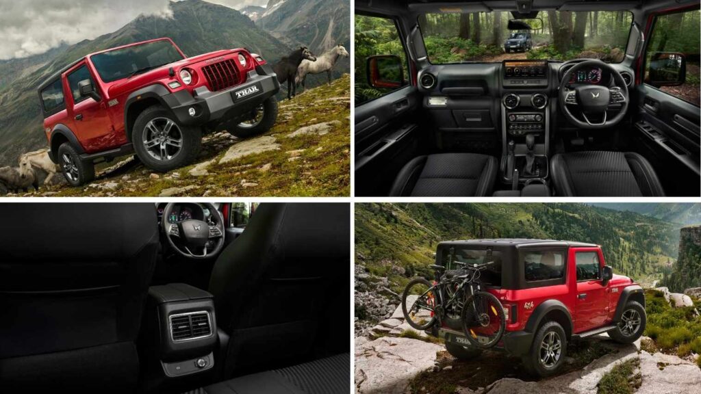 updated mahindra 3 Door Thar