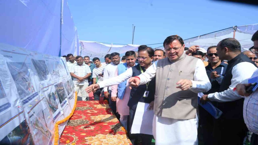 Uttarakhand News: CM Pushkar Singh Dhami Launches â‚¹185.20 Cr Sharda Corridor Phase 1 | Uttarakhand: Chief Minister launches first phase of ₹185.20 crore Sharda Corridor project. News Track in Hindi