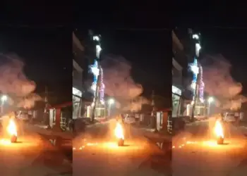 Viral Video: A person placed a live bomb on a filled cylinder, set it on fire and then… you will be breathless after seeing what happened.