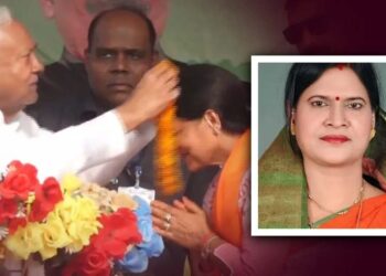 Who is Rama Nishad? Nitish Kumar garlanded her during a public meeting. Who is Rama Nishad? Whom Nitish Kumar garlanded during the public meeting! , News Track in Hindi