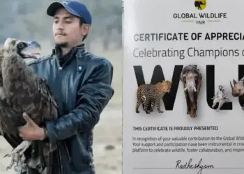 Wildlife lover Radheshyam Vishnoi honored posthumously on global stage