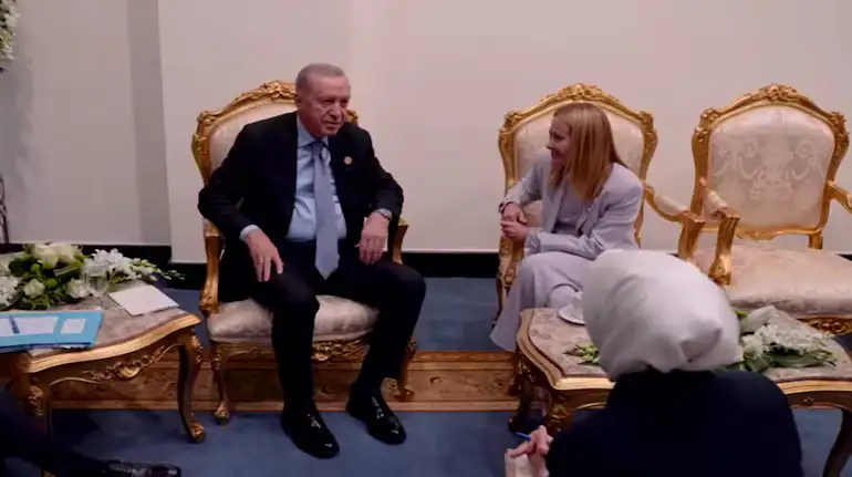 “You should quit smoking…” Turkish President gave great advice to Meloni, Italy PM replied very cleverly, see Viral Video
