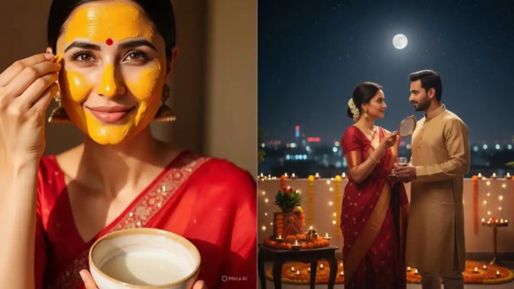 करवाचौथ पर चेहरे पर आएगा सोने जैसा निखार! आज से लगाना शुरू करें ये देसी फेस पैक, पतियों के लिए नजर हटाना हो जाएगा मुश्किल 