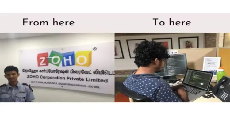 Zoho की क्रांतिकारी पहल! 10 वीं पास गार्ड को ट्रेनिंग देकर बना दिया&nbsp;सॉफ्टवेयर इंजीनियर, अब कमा रहा लाखों&nbsp;
