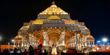 Ram temple flag hoisting: archways will be built at major intersections, live telecast will be done on LED