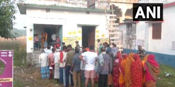60.13 percent voting completed till 5 pm in the first phase of Bihar assembly elections