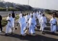 Acharya Mahashraman's entry into Rajasthan: Hundreds of people welcomed him at Ratanpur border, returned to Mewar after 3 years