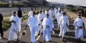 Acharya Mahashraman's entry into Rajasthan: Hundreds of people welcomed him at Ratanpur border, returned to Mewar after 3 years