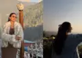 Akshara Singh celebrating vacation in the mountains, shared photos with fans