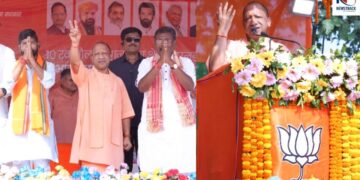 CM Yogi Adityanath slams RJD and Congress in Bihar election 2025. CM Yogi in bihar news in hindi | CM Yogi In Bihar: CM Yogi said- Bihar has to be taken on the path of good governance and prosperity, not jungle raj now. News Track in Hindi