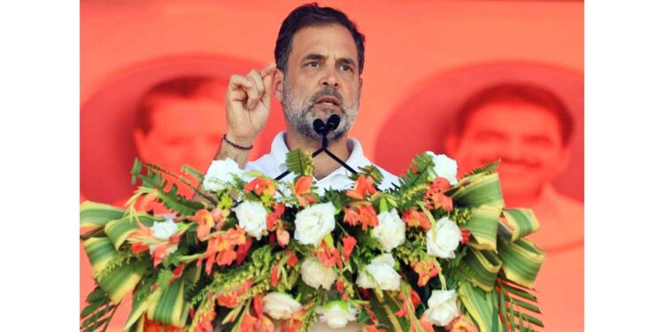 Congress leader Rahul Gandhi expressed grief over the death of pilot in Tejas crash, called the incident unfortunate.