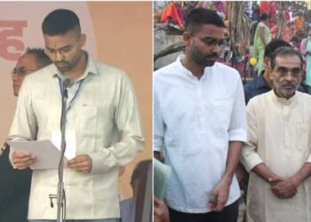 Deepak Prakash, son of Upendra Kushwaha, became minister without contesting elections.