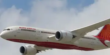 Emergency landing of Air India. Checking started at many airports after alert regarding bomb in flight.