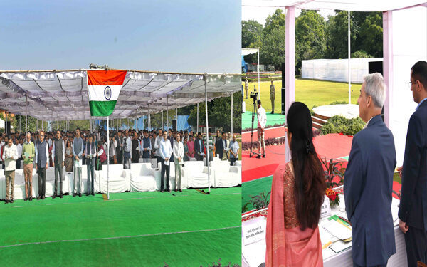 Government Secretariat complex echoed with Vande Mataram song and indigenous resolve.