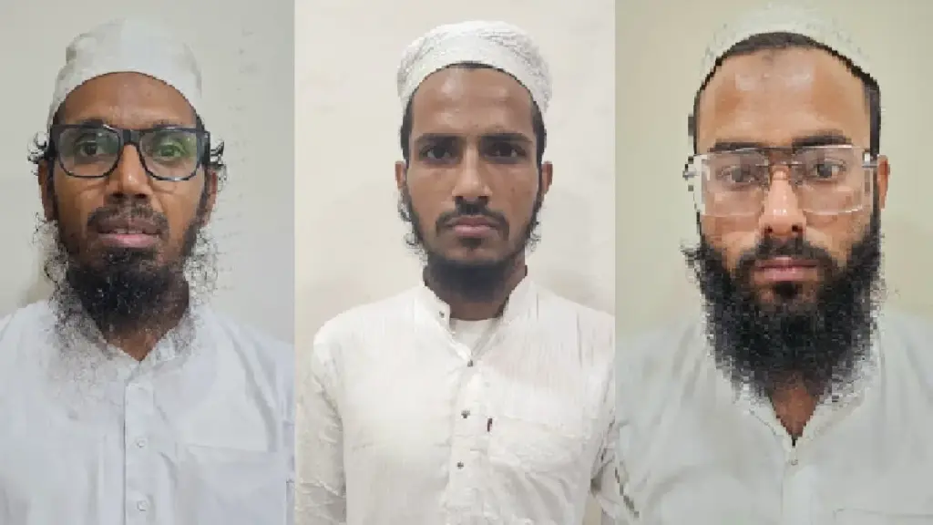 Gujarat Terrorists Arrested: Gujarat ATS claims to have stopped a major terrorist attack, three arrested on charges of links with ISIS, Gujarat ats claims to arrest three isis terrorists from Gandhinagar