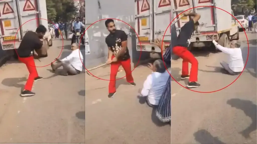 Humanity on the road is ashamed, both the legs of an elderly man were broken with sticks: The soul will tremble after watching the VIDEO